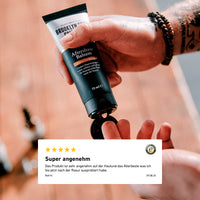 Der Aftershave Balsam von der Brooklyn Soap Company für Männer ist nach Erfahrungsberichten sehr angenehm.