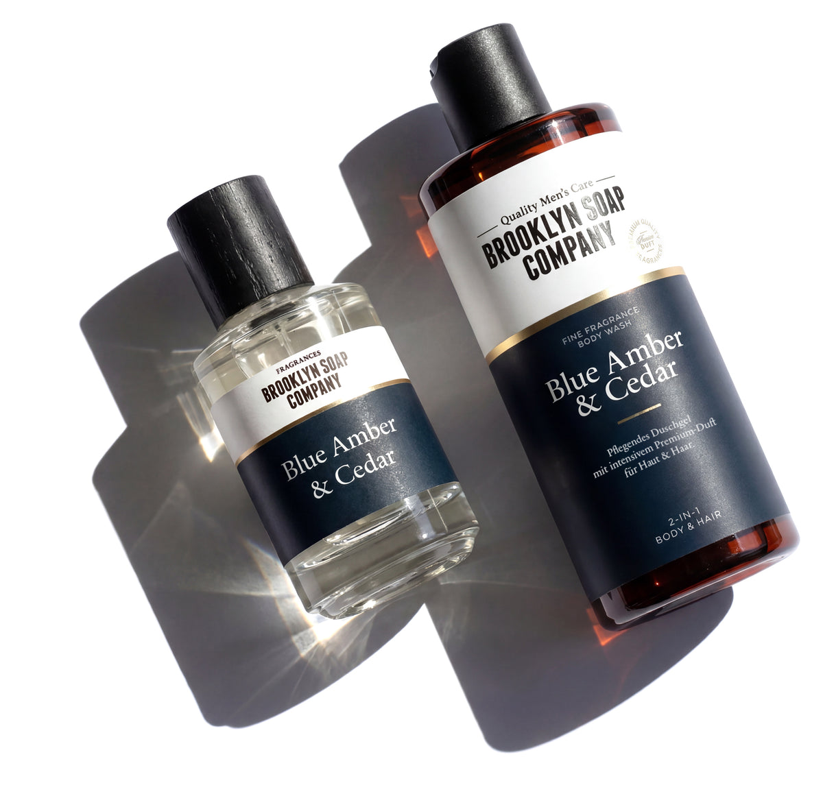 Blue Amber Duftset von Brooklyn Soap Company