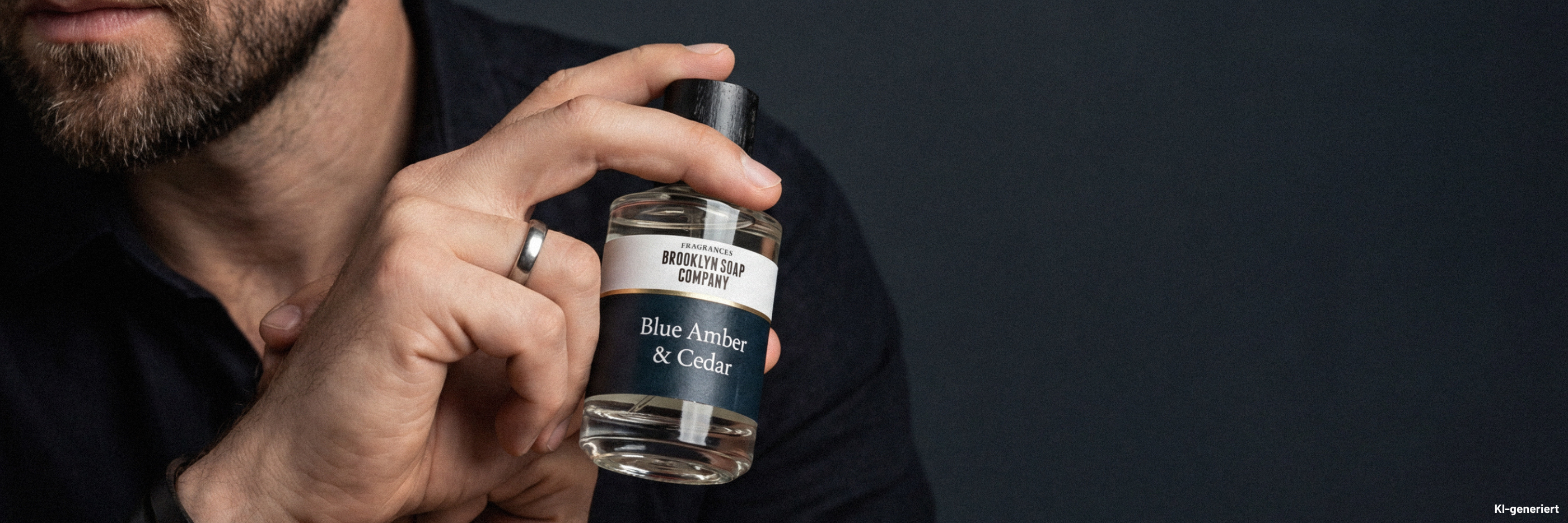 Blue Amber Eau de Toilette von Brooklyn Soap Company