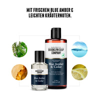 Blue Amber & Cedar Fragrance Set