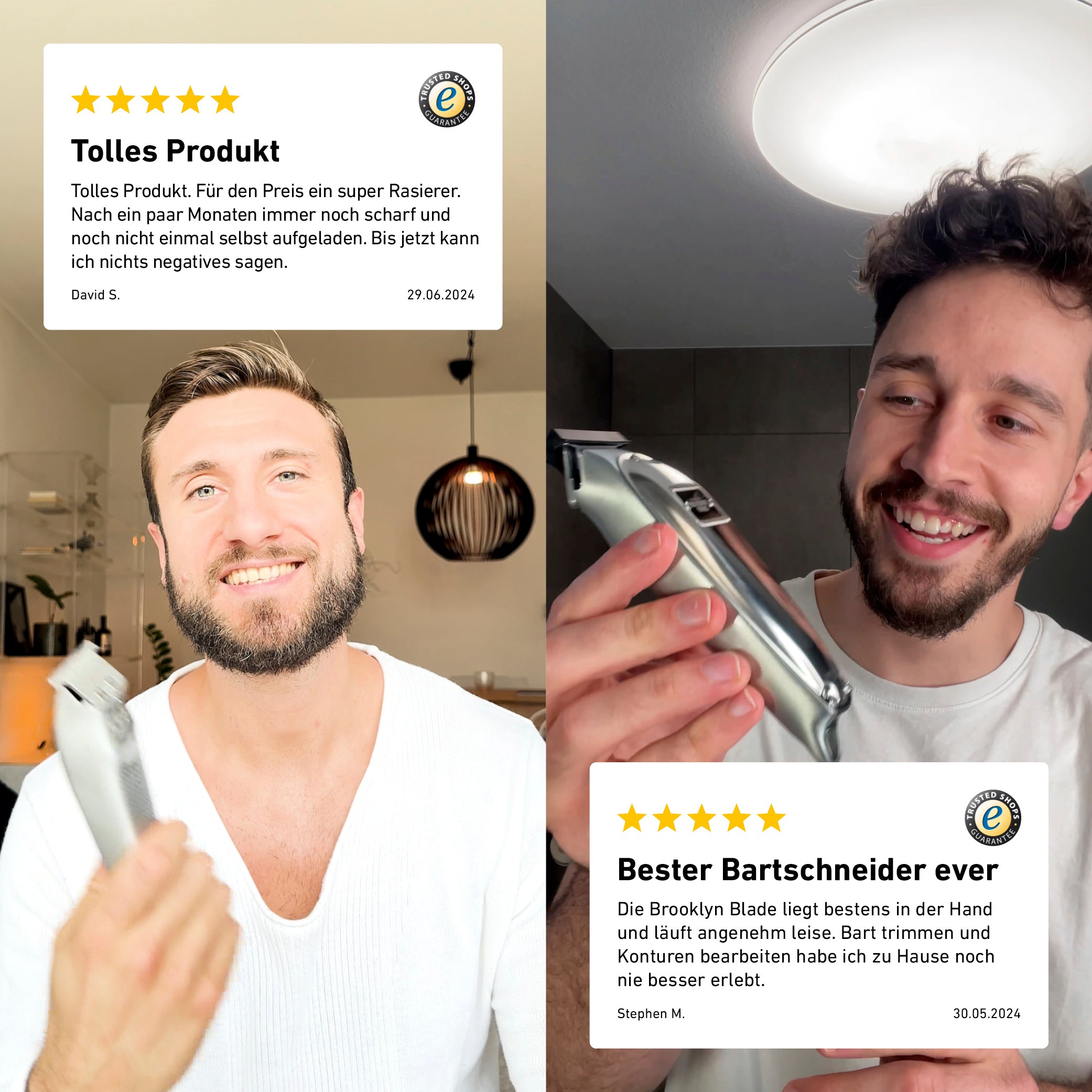 Die Brooklyn Blade aus der Ultimate Beard Box wird von Kunden sehr positiv bewertet.   [AT][DE]