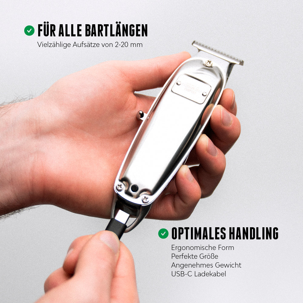 Barttrimmer für alle Bartlängen mit USB-C [DE]  [AT]