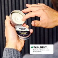 Matt Paste Styling – für Bart und Haare. Hochwertige Pflege mit starkem Halt.